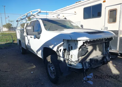 2020 Chevrolet Silverado 2500Hd 4Wd Long Bed Wt из США, поврежденный, VIN 1GB2YLE75LF325452